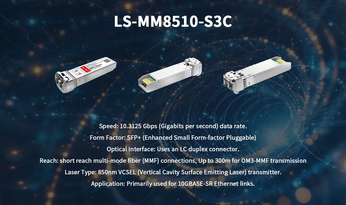 Short-Range 10G Optical Transceiver